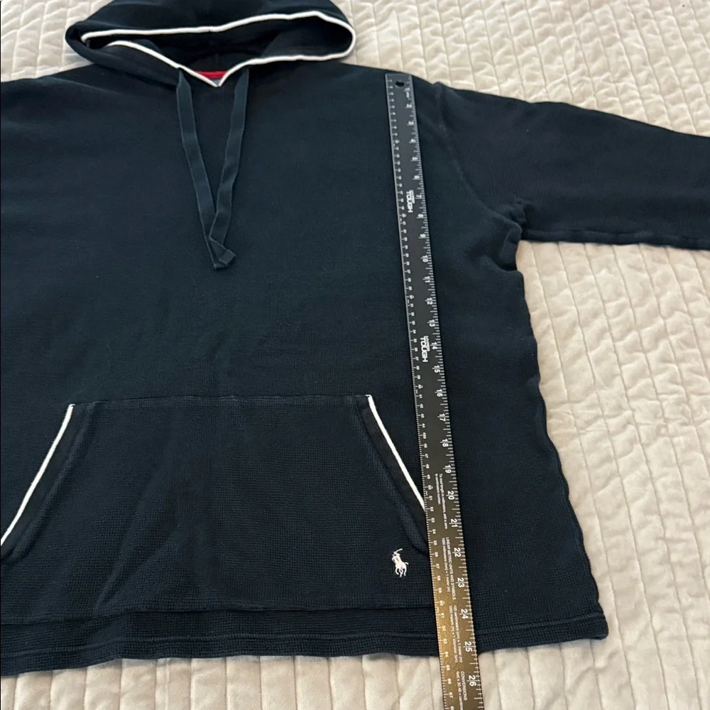 Polo Ralph Lauren Men’s Nave Blue Waffle Sleepwear Hoodie 100% Cotton - Size L
